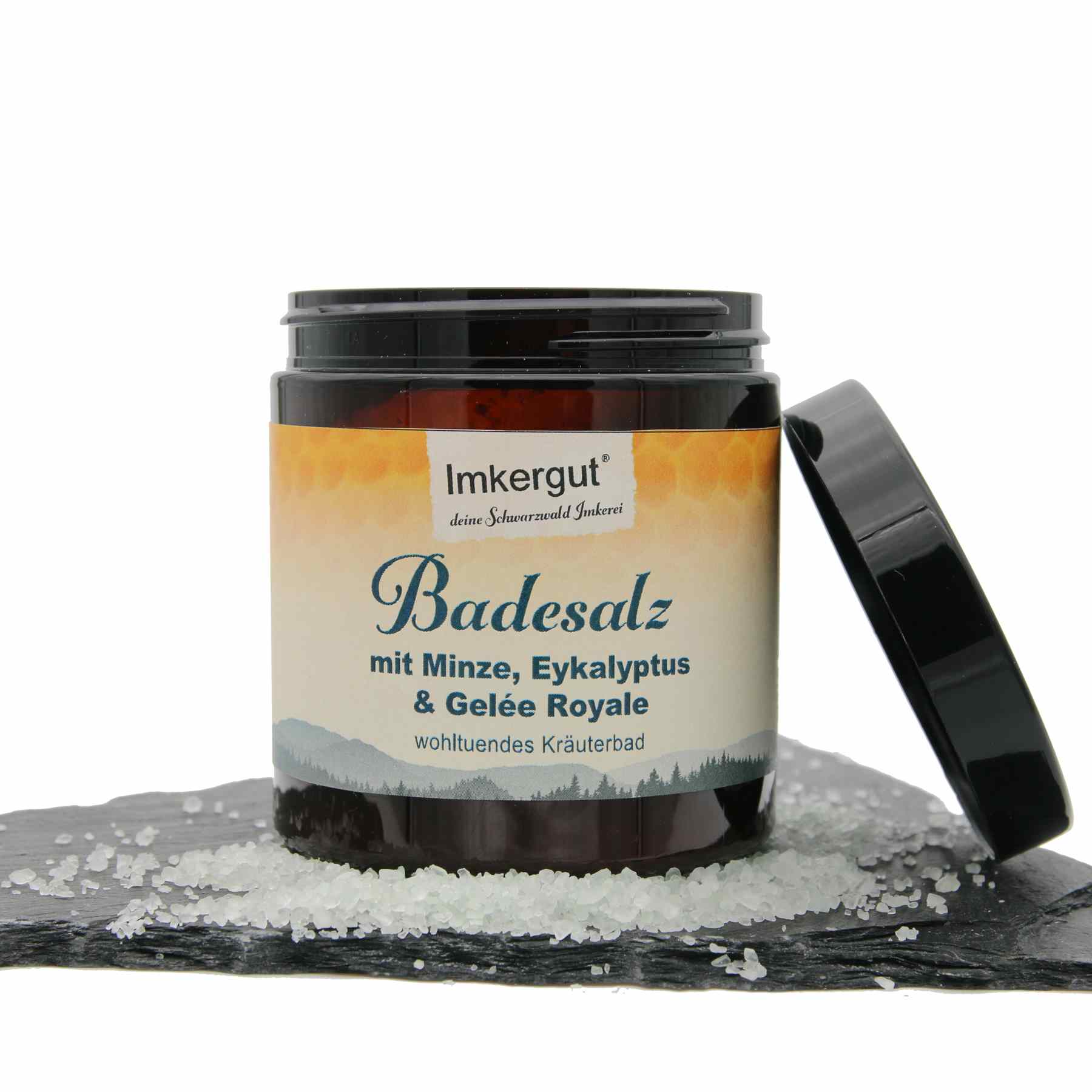 Badesalz mit Minze, Eukalyptus und Gelee Royale